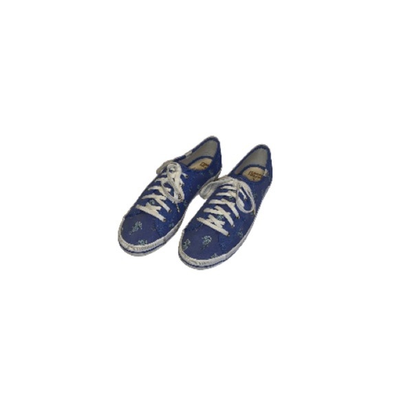 Keds x Kate Spade Blue Seahorse Print Shoes - Women’s Size 10 - Picture 1 of 6